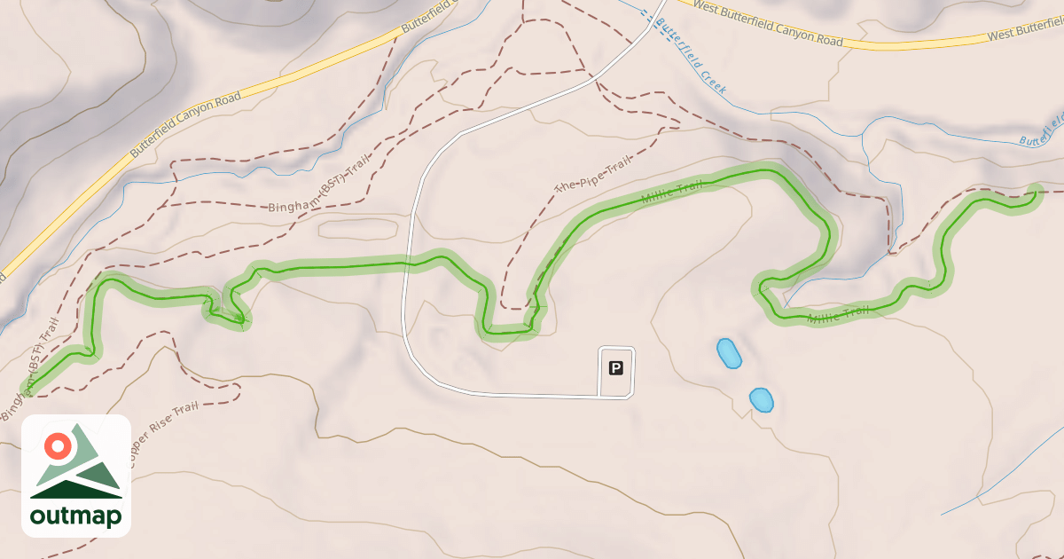Map of Millie Trail
