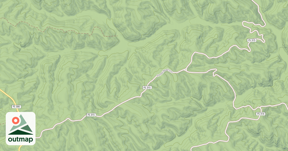Map of BEAVER CREEK S. H.