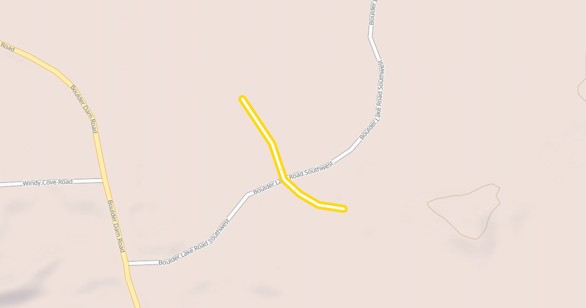 Map preview of Otter Run Trail