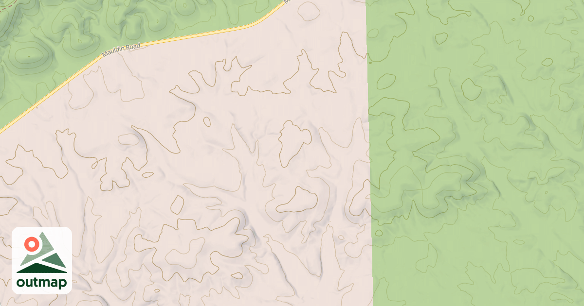 Map of MAULDIN SPUR