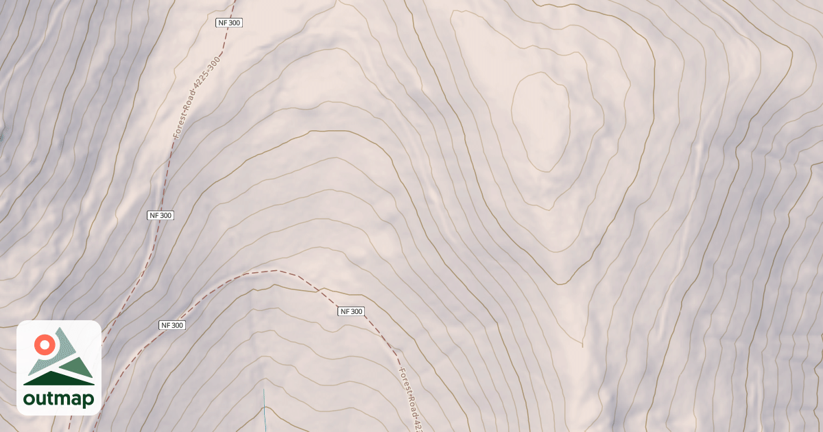 Map of BLUE BASIN A