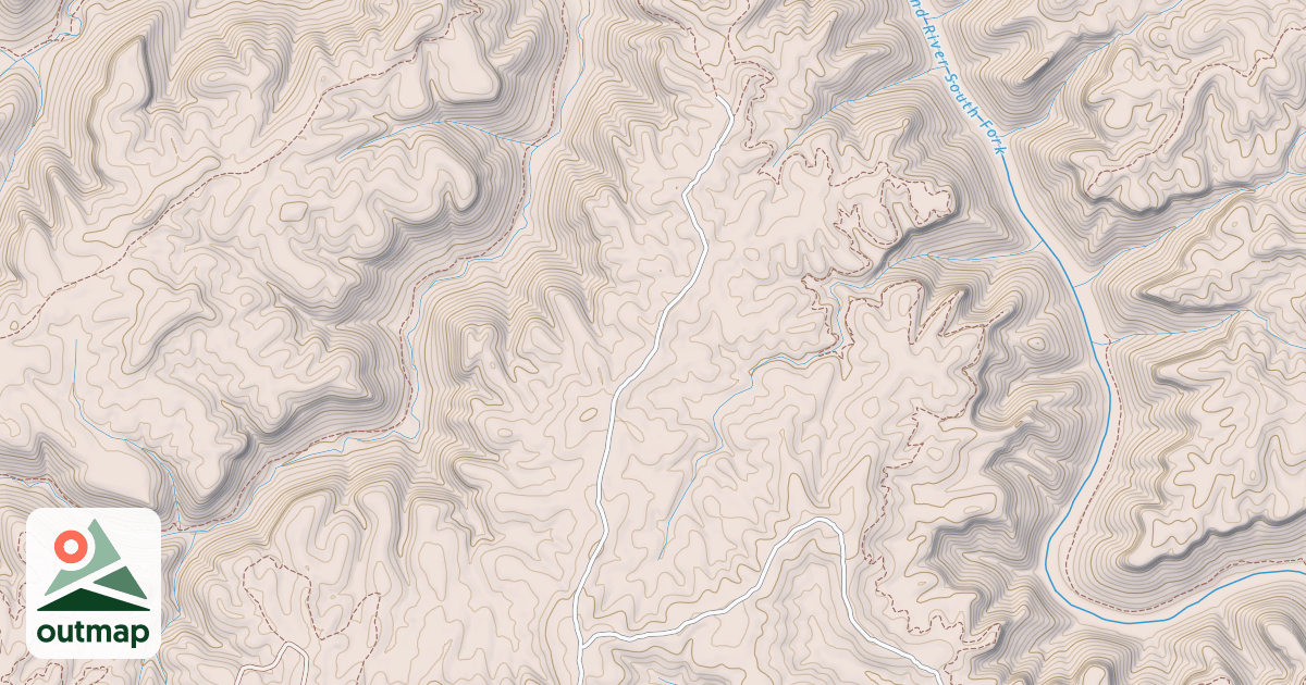 Map of Duncan Hollow Road