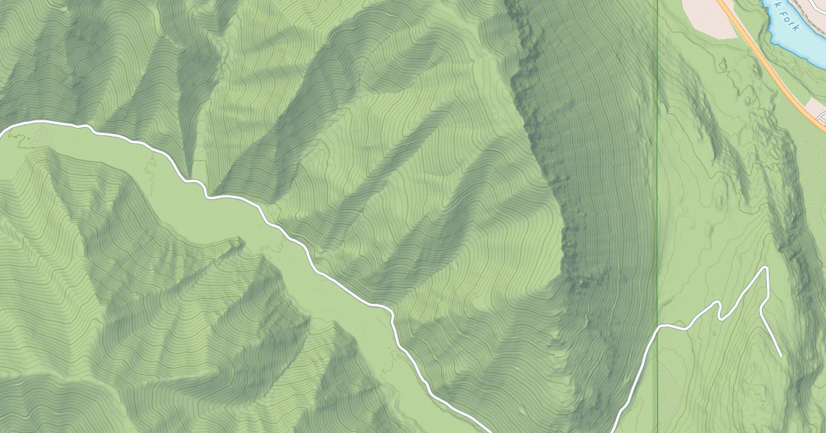 Map preview of FLATIRON RIDGE