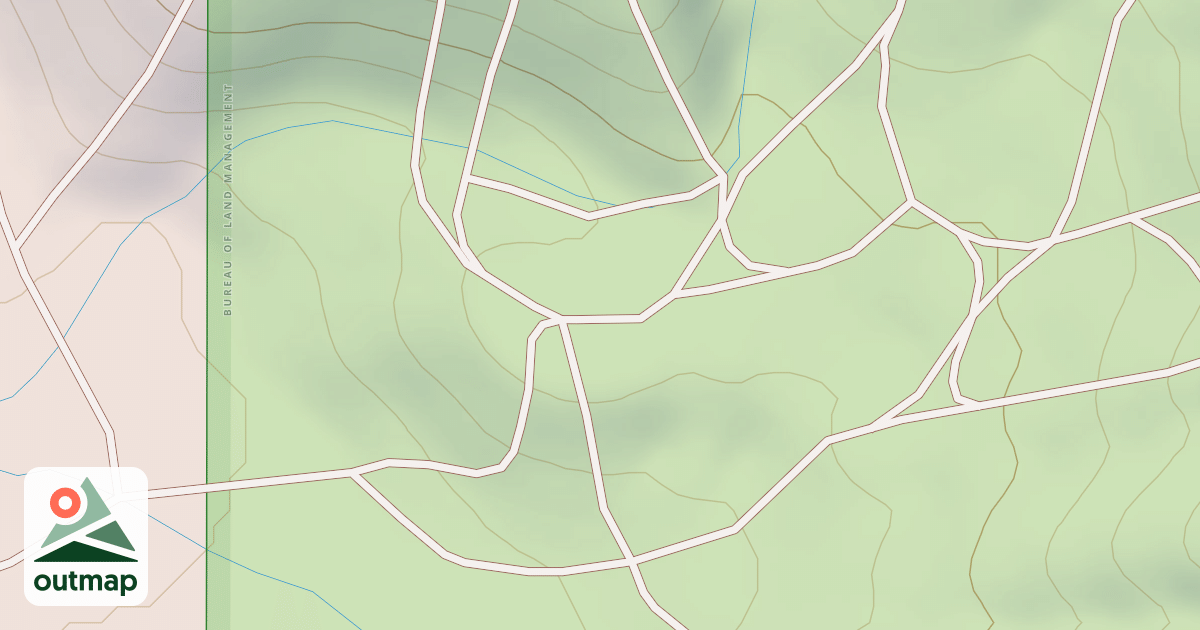 Map of BLM National GTLF Public Motorized Roads 44d5f086-4afb-485f-8a40-5428440c8687