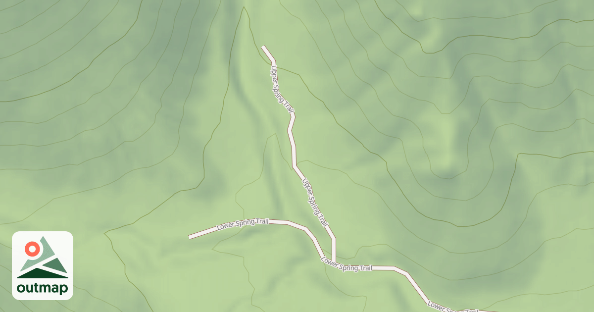 Map of UPPER SPRING