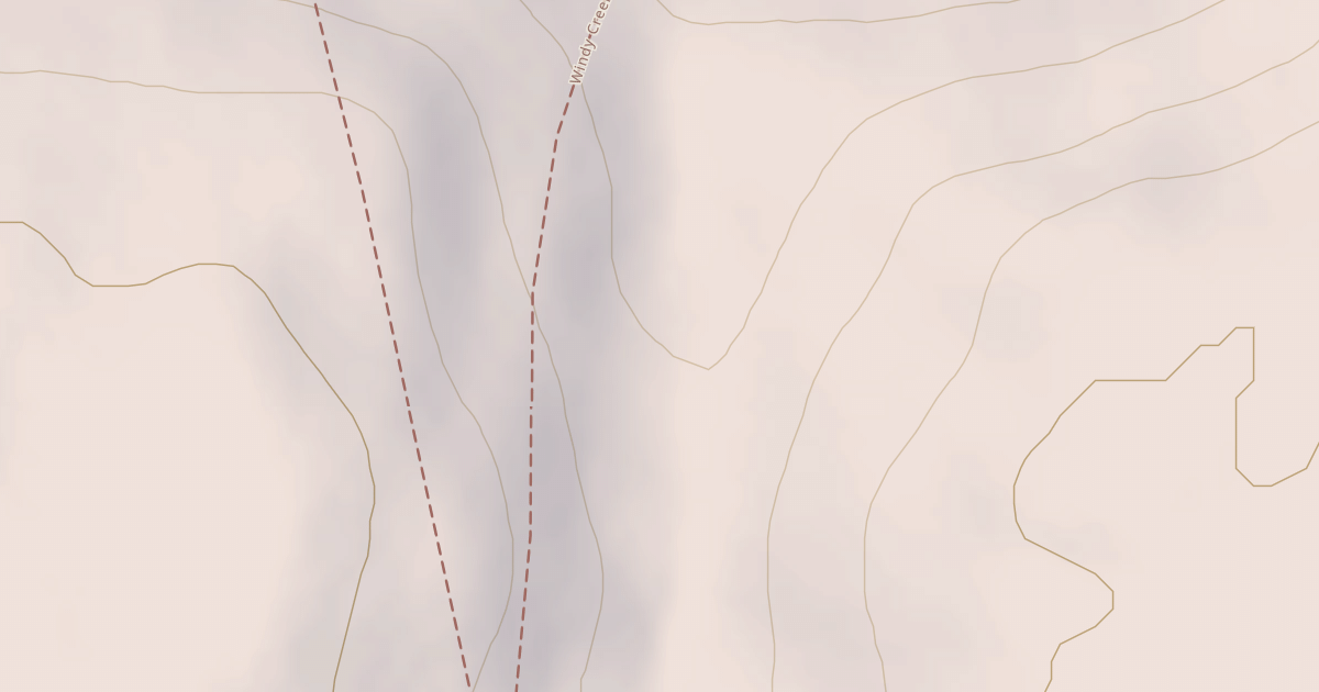 Map preview of Windy Creek Subsistence Ohv Trail
