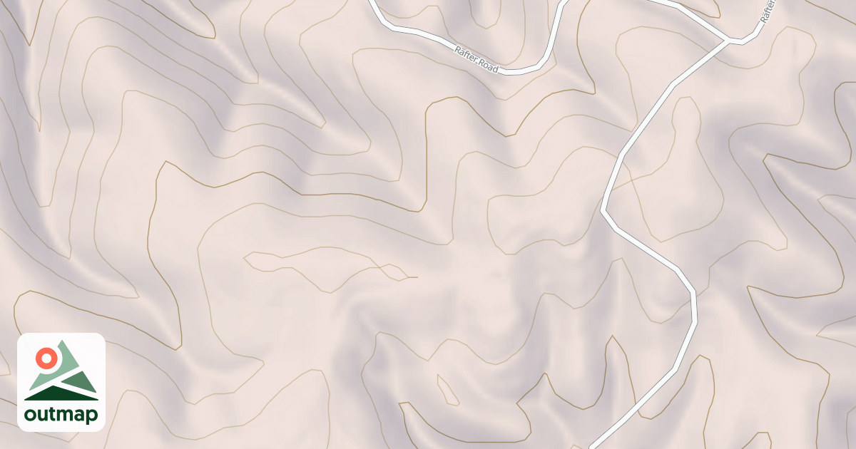 Map of MILLER RIDGE SOUTH