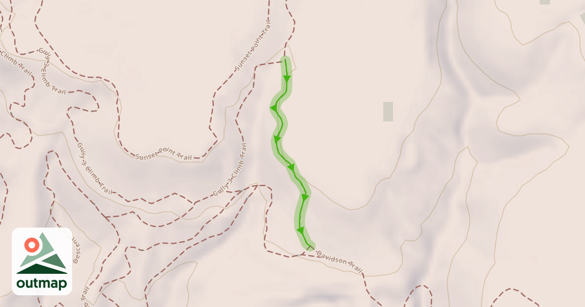 Map of Davidson Trail
