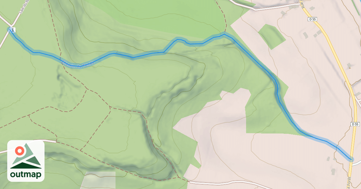 Map of Chemin du Pendu