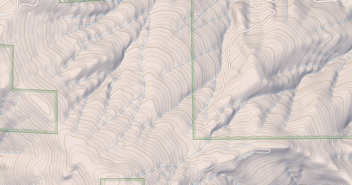 Map preview of THREE CREEKS