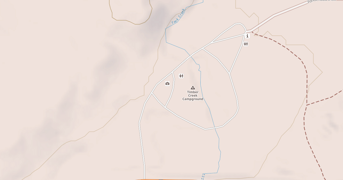 Map preview of TIMBER CREEK RECREATION AREA