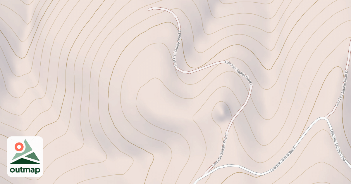 Map of LOST HAT SADDLE C