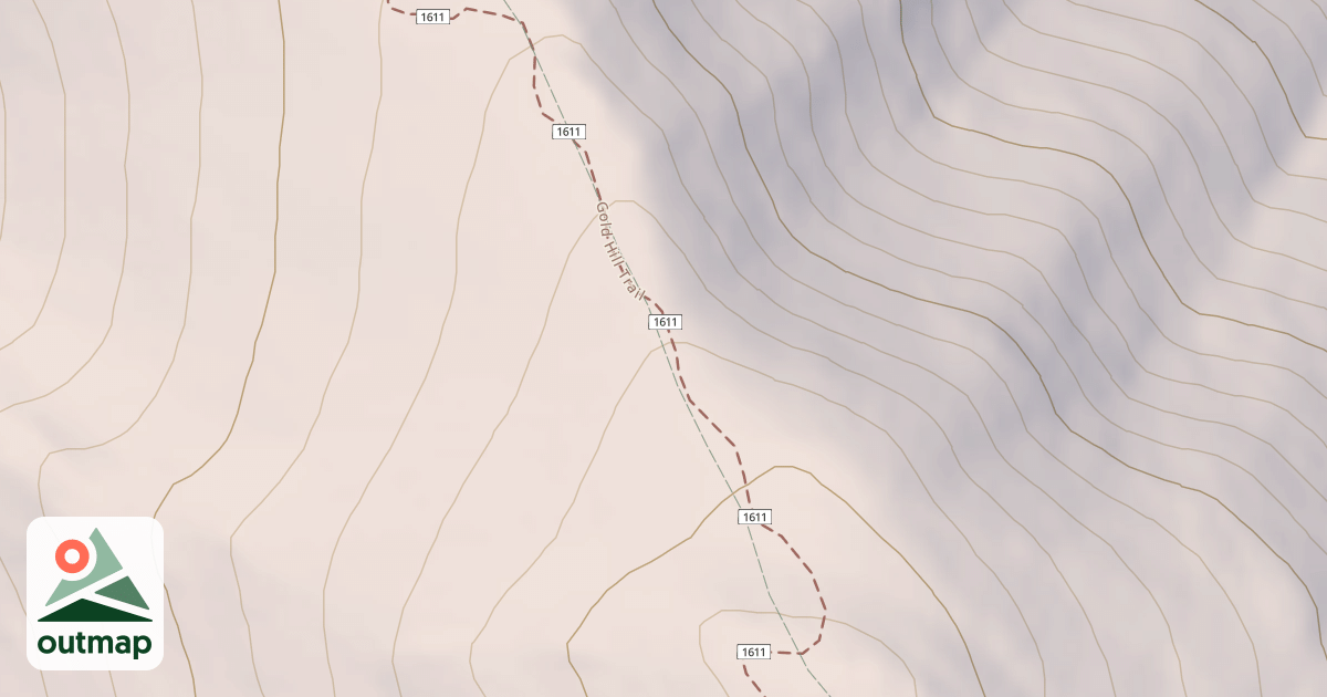 Map of Gold Hill