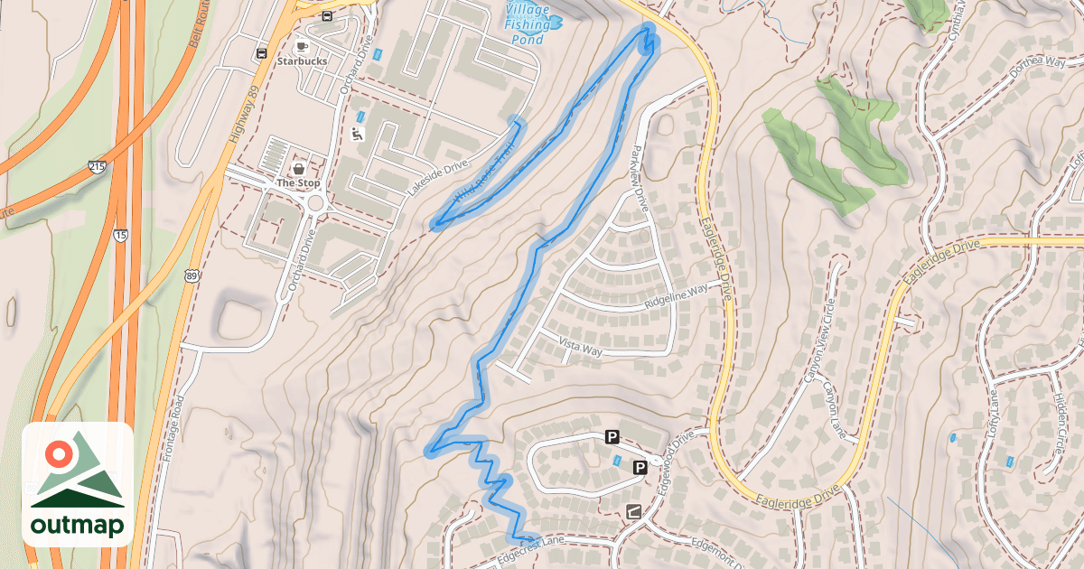 Map of Eagleridge Trail