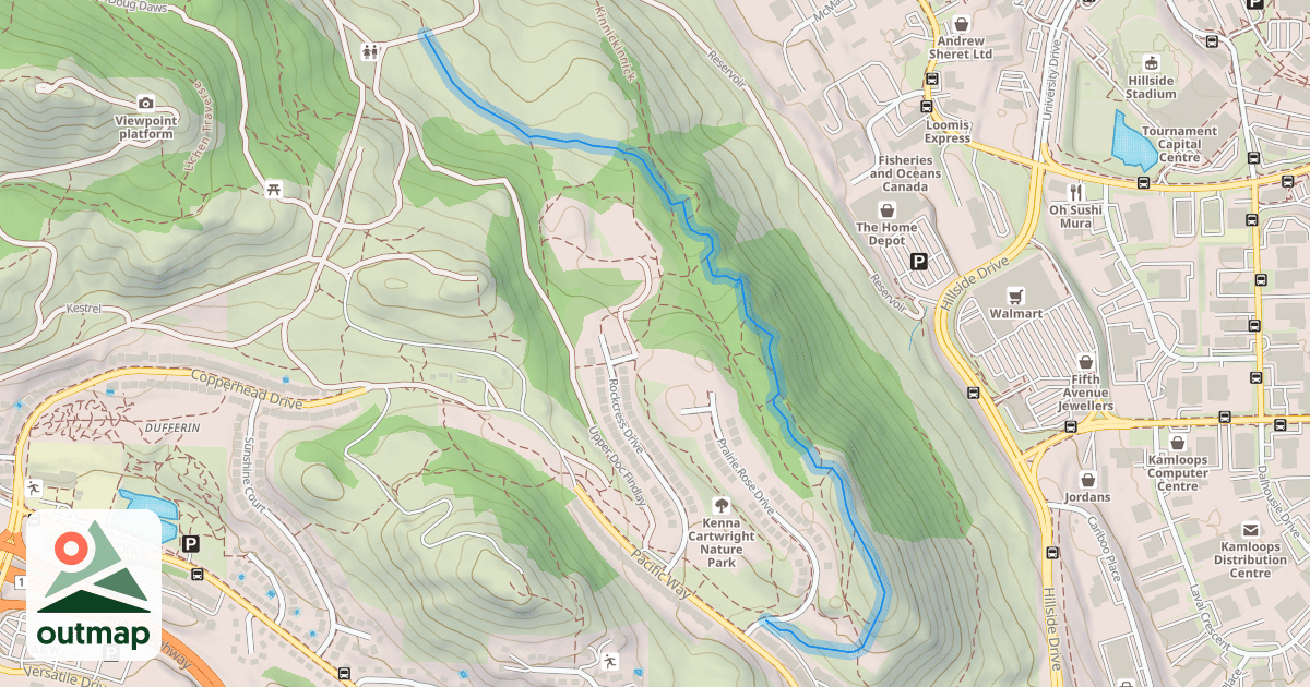 Map of Doc Findlay Loop