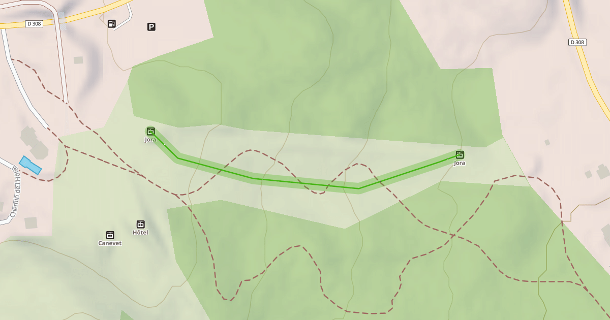 Map preview of Jora