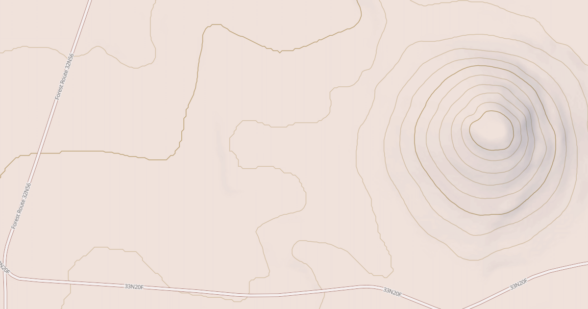 Map preview of CINDER PIT SPUR