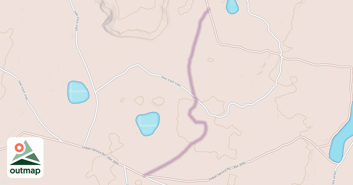Map of Indian Service Rd. - BIA 3007