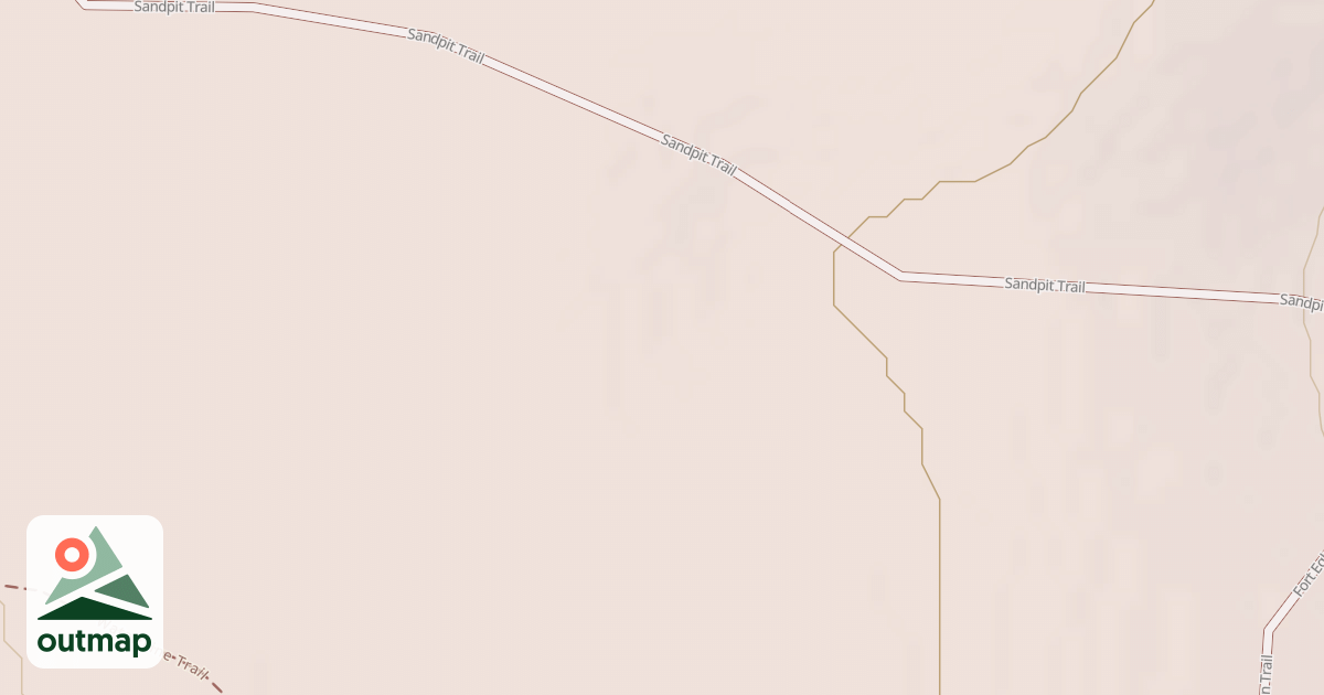 Map of Fort Egbert Water Line Trail Spur