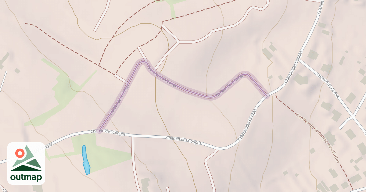 Map of Sentier de la Conge