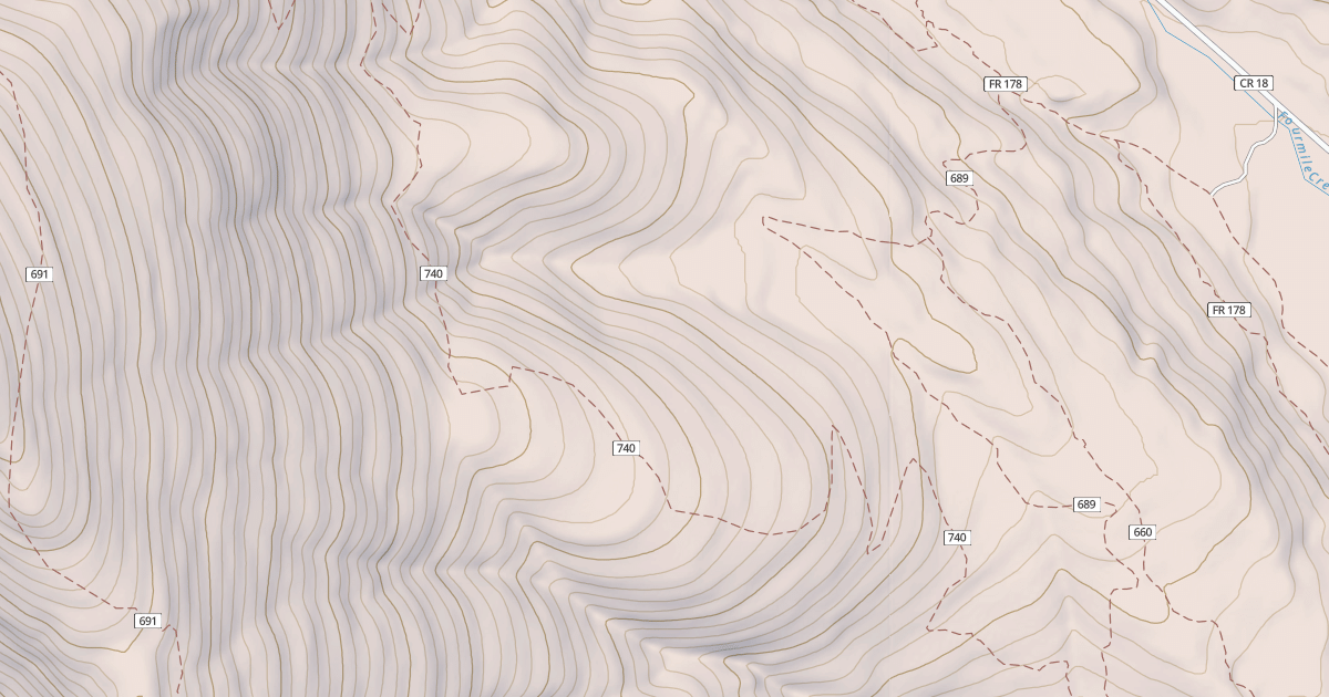 Map preview of Sheep Mnt Interconnect