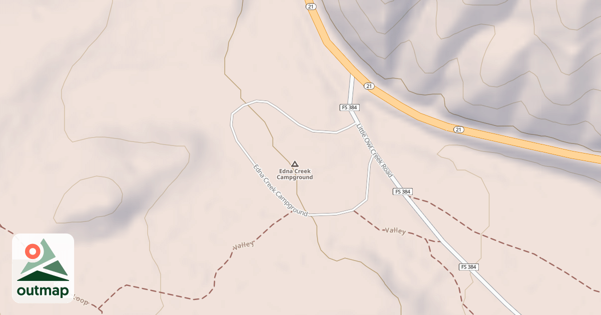 Map of EDNA CREEK CG