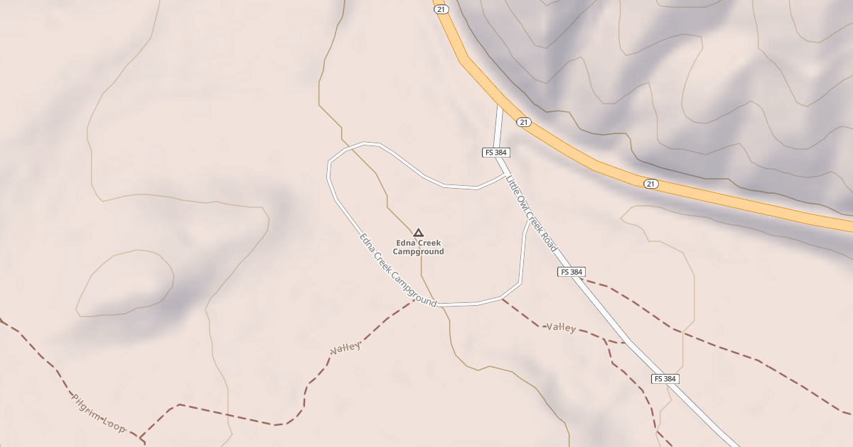 Map preview of EDNA CREEK CG