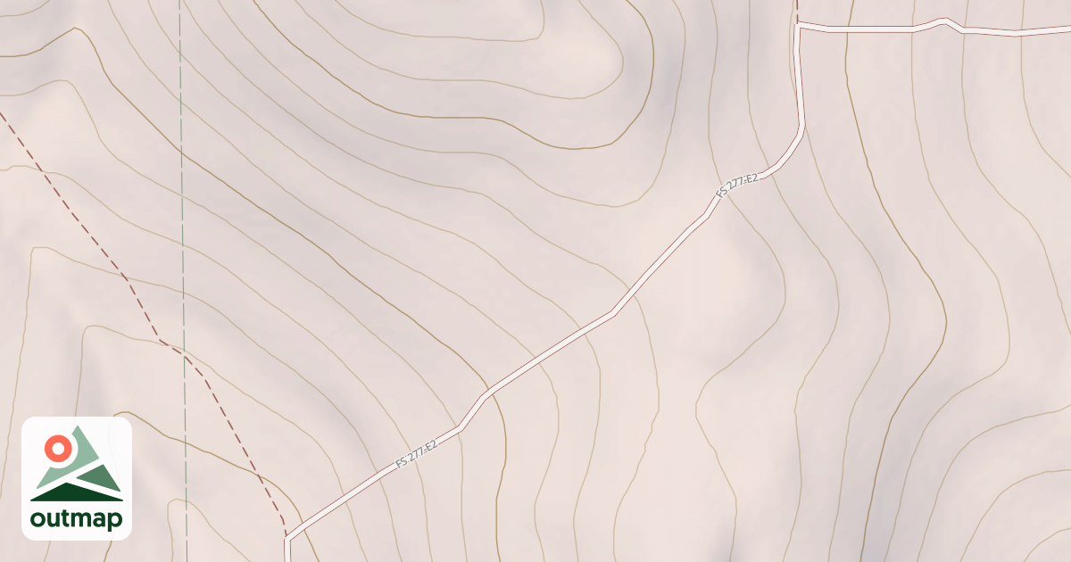 Map of SO. FK. MUDDY LAKE LOOP