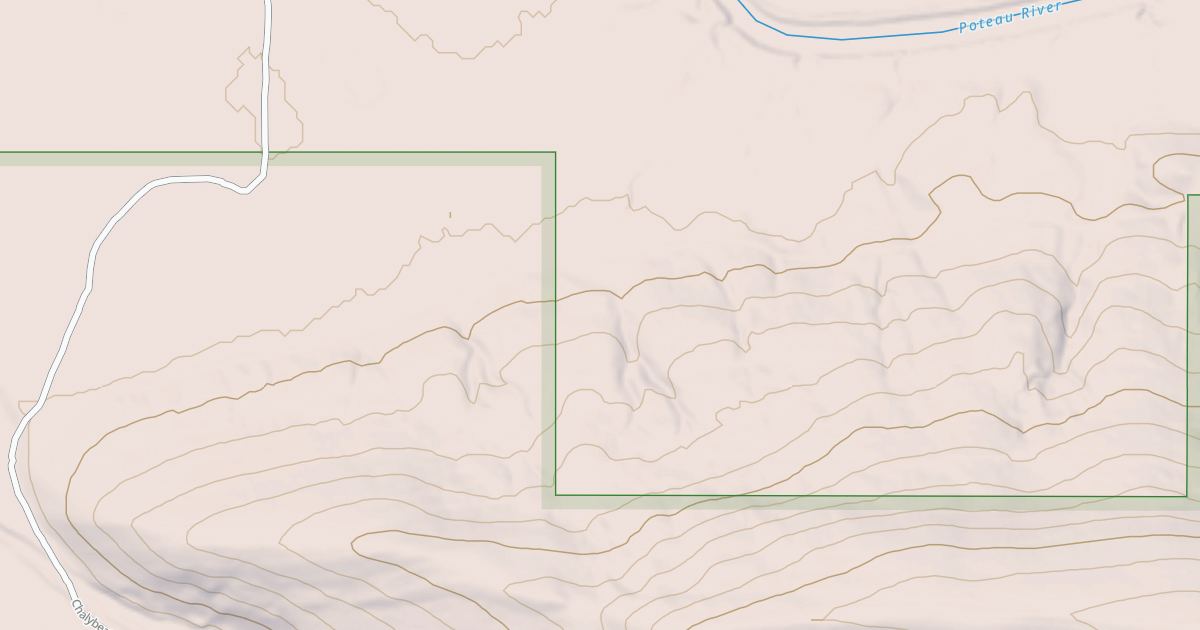 Map preview of POTEAU RIVER