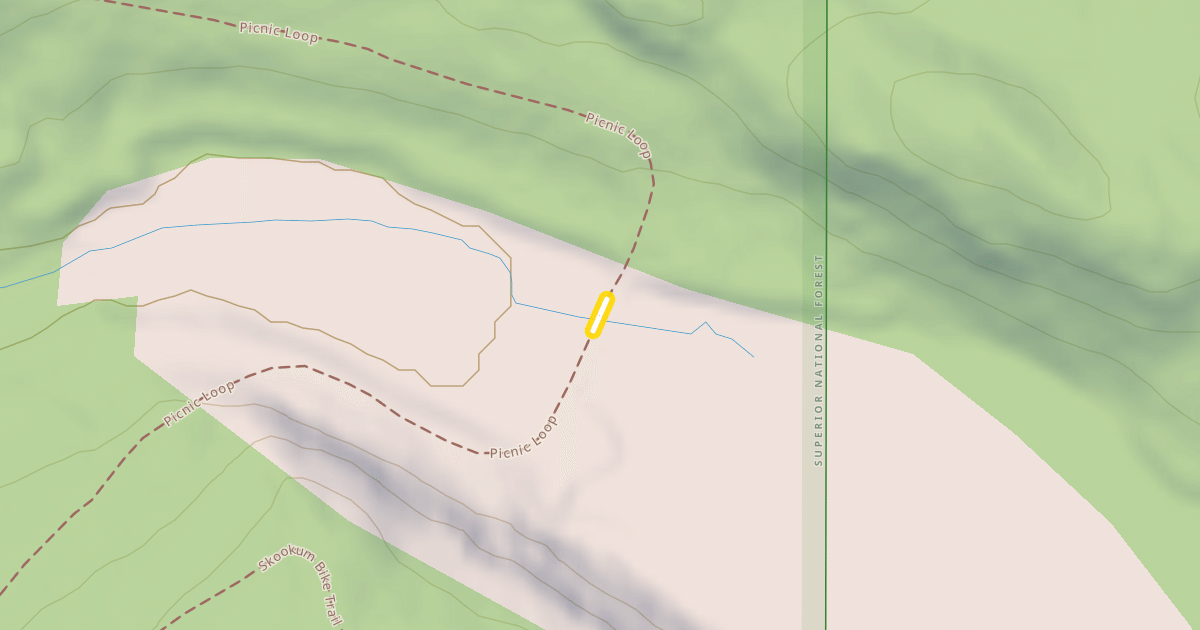 Map preview of Picnic Loop