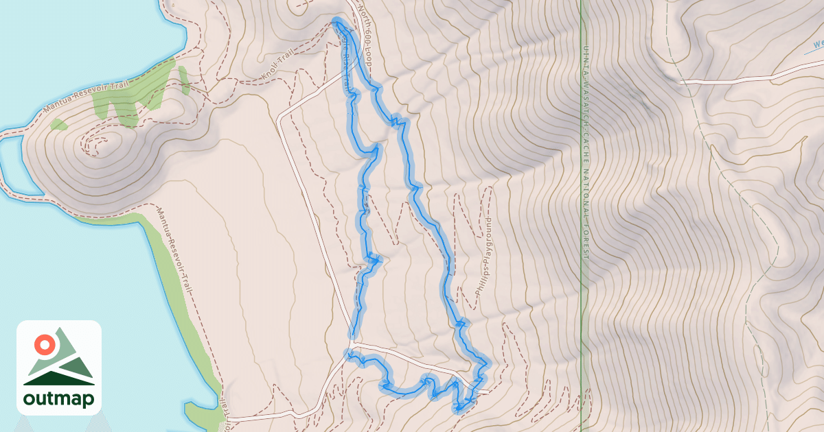 Map of Eagle Rise Trail