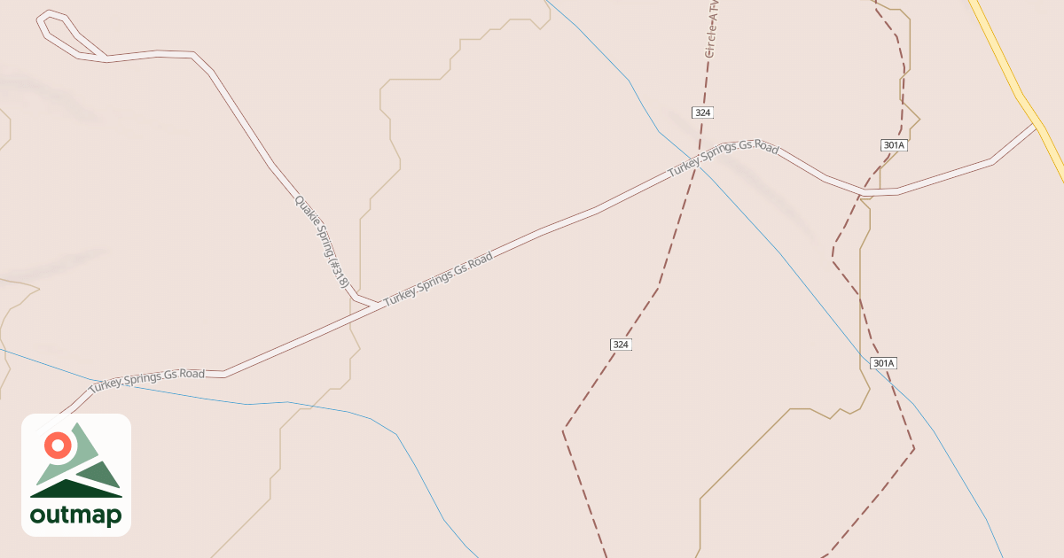 Map of TURKEY SPRINGS GS