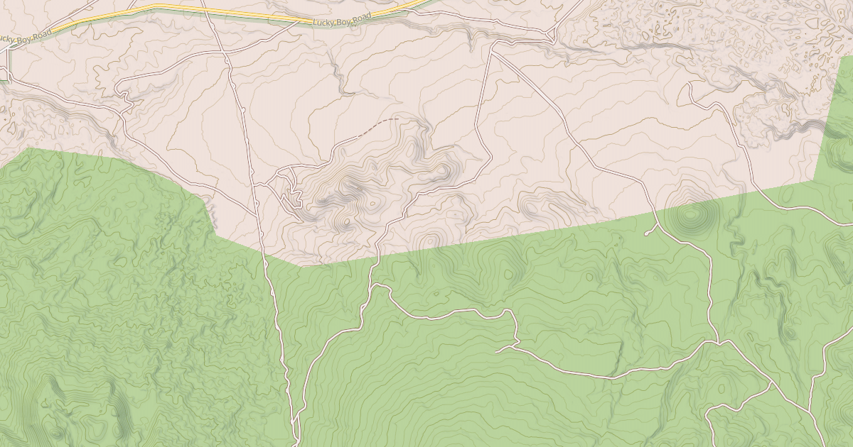 Map preview of MUD SPRING CUTOFF ROAD