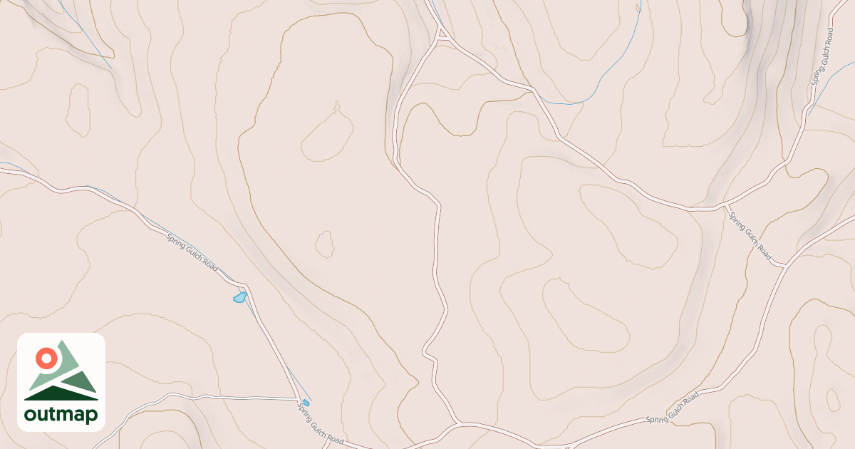 Map of BALD MTN FLAT SPUR