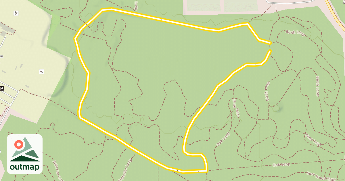 Map of Isle Royale Loop
