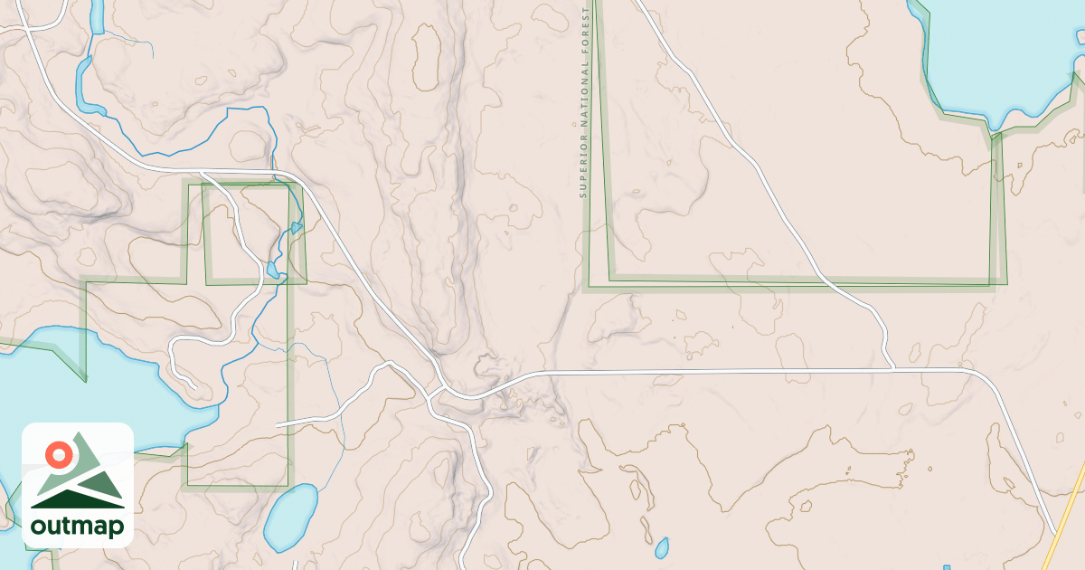 Map of LAKE CLARA