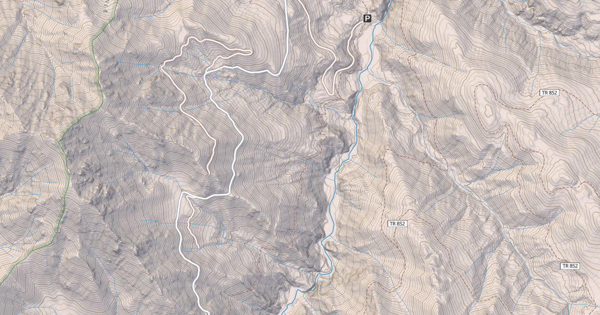 Map preview of USFS Motor Vehicle Use Map Trails 19993