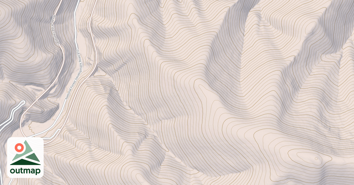 Map of DOMINION CREEK