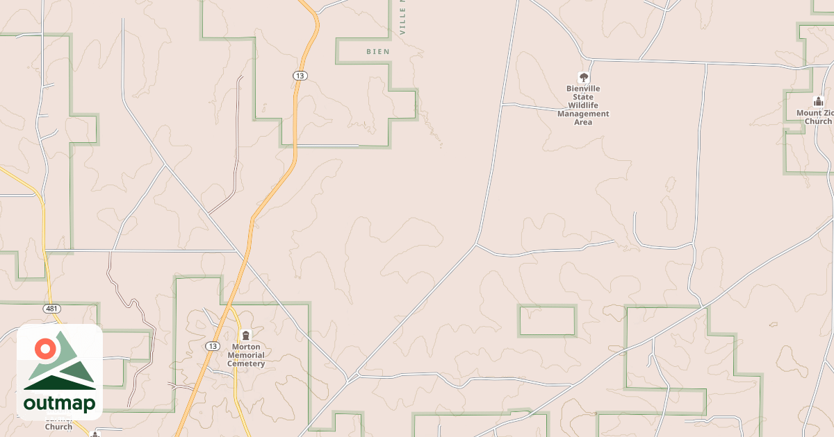 Map of MORGAN