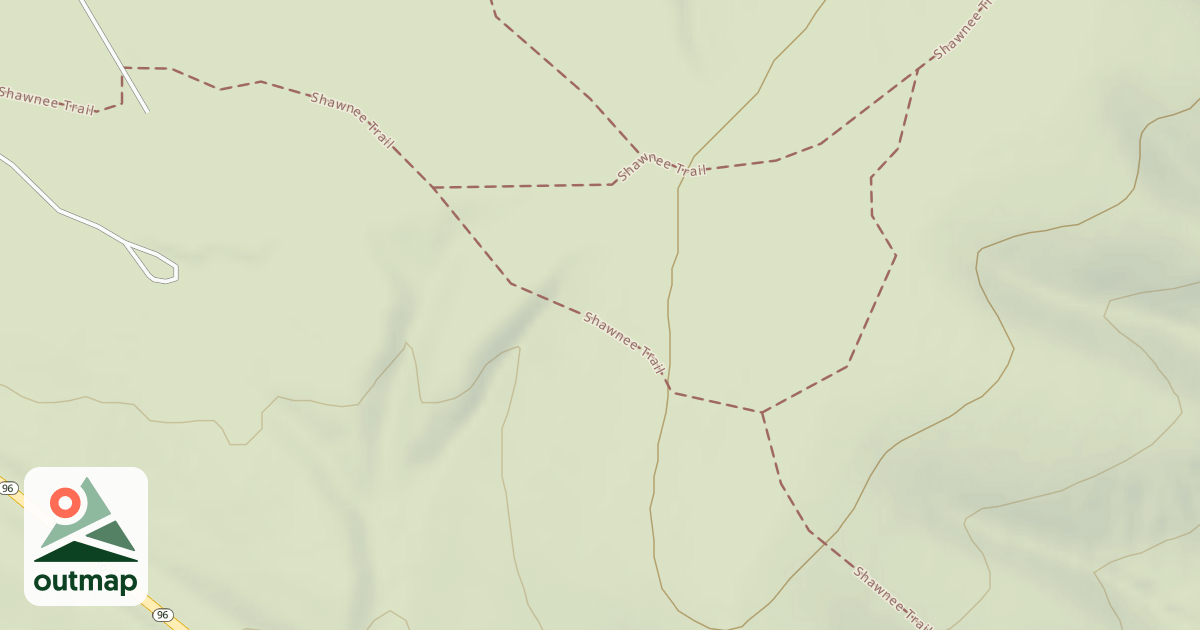 Map of Shawnee State Park Trails