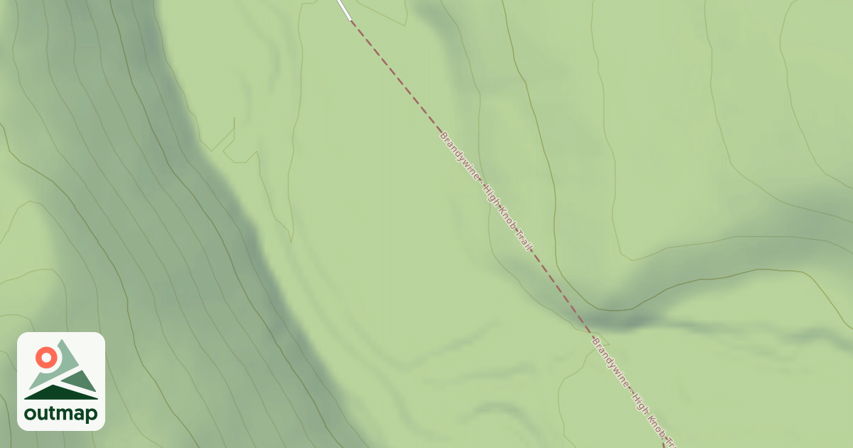 Map of HAWES RUN