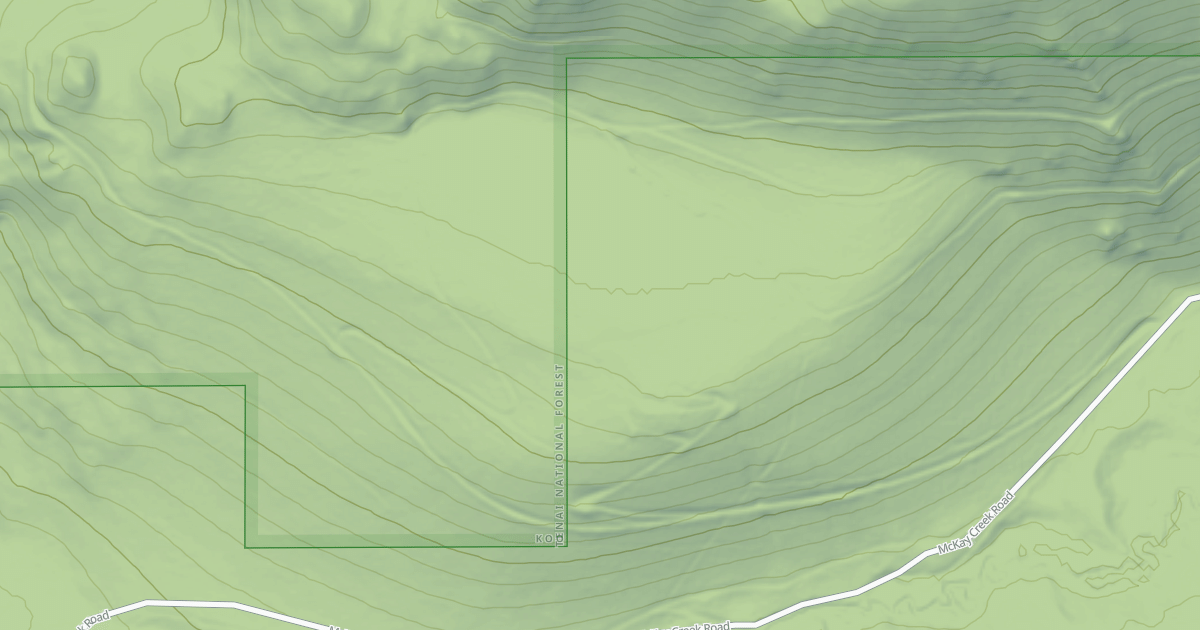 Map preview of MCKAY SADDLE