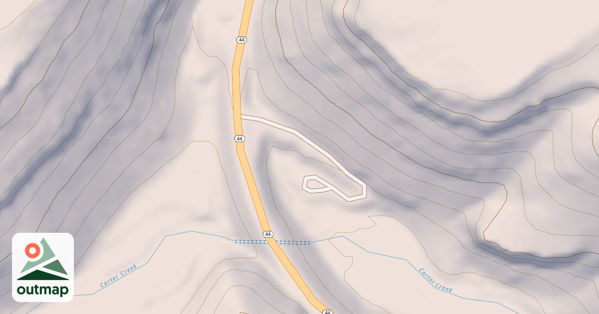 Map of CARTER CR ACCESS