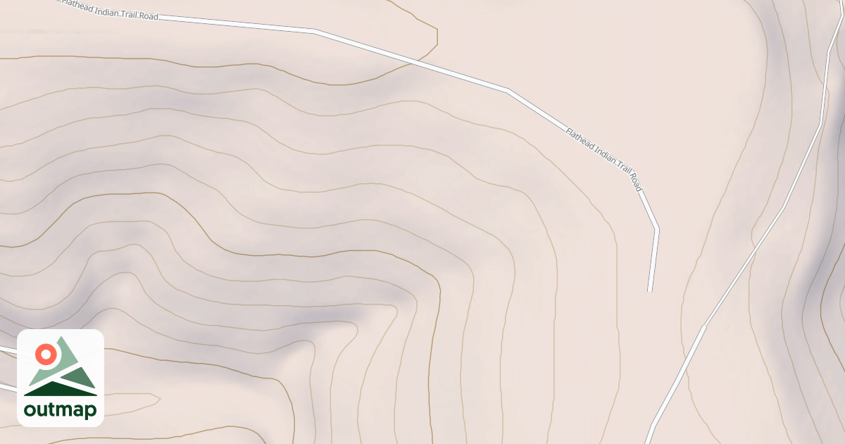 Map of FLATHEAD IND TRAIL