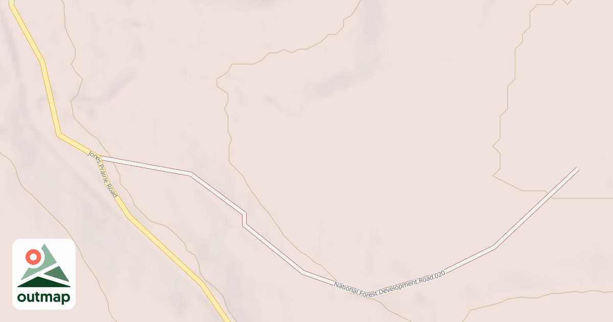 Map of USFS National Forest System Roads {D33E6466-DE49-48D0-9B62-14D375D29866}