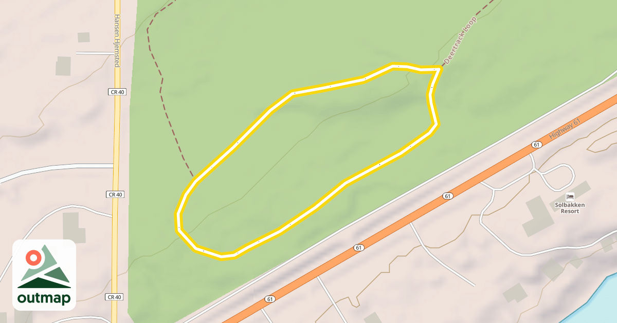 Map of Deertrack Loop