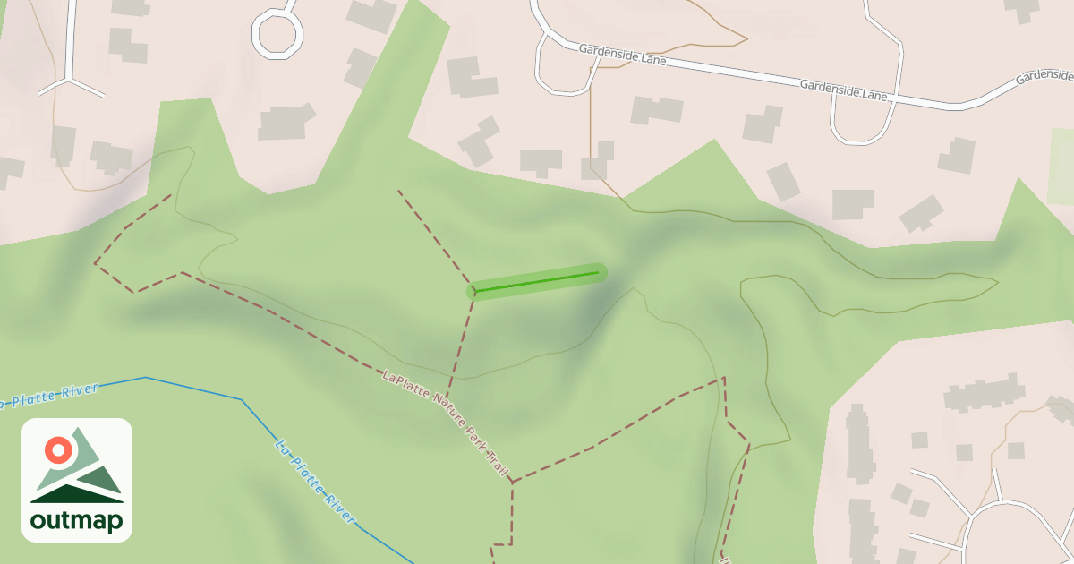 Map of LaPlatte Nature Park Trail