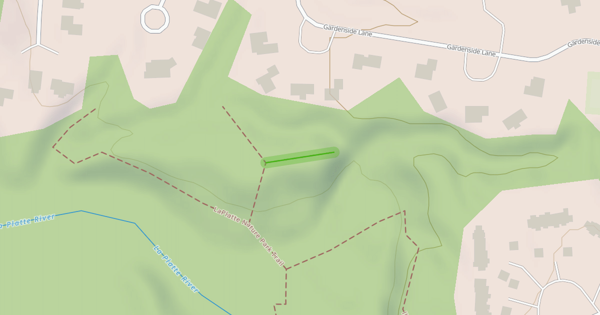 Map preview of LaPlatte Nature Park Trail