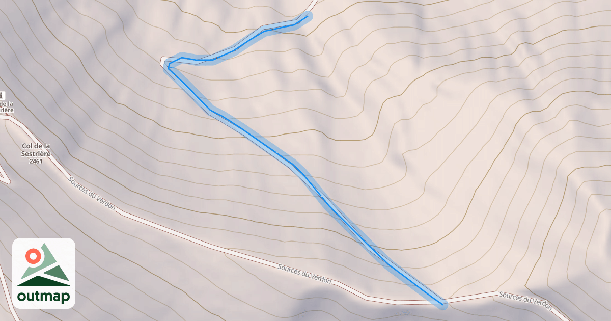 Map of Seregnier - Chemin