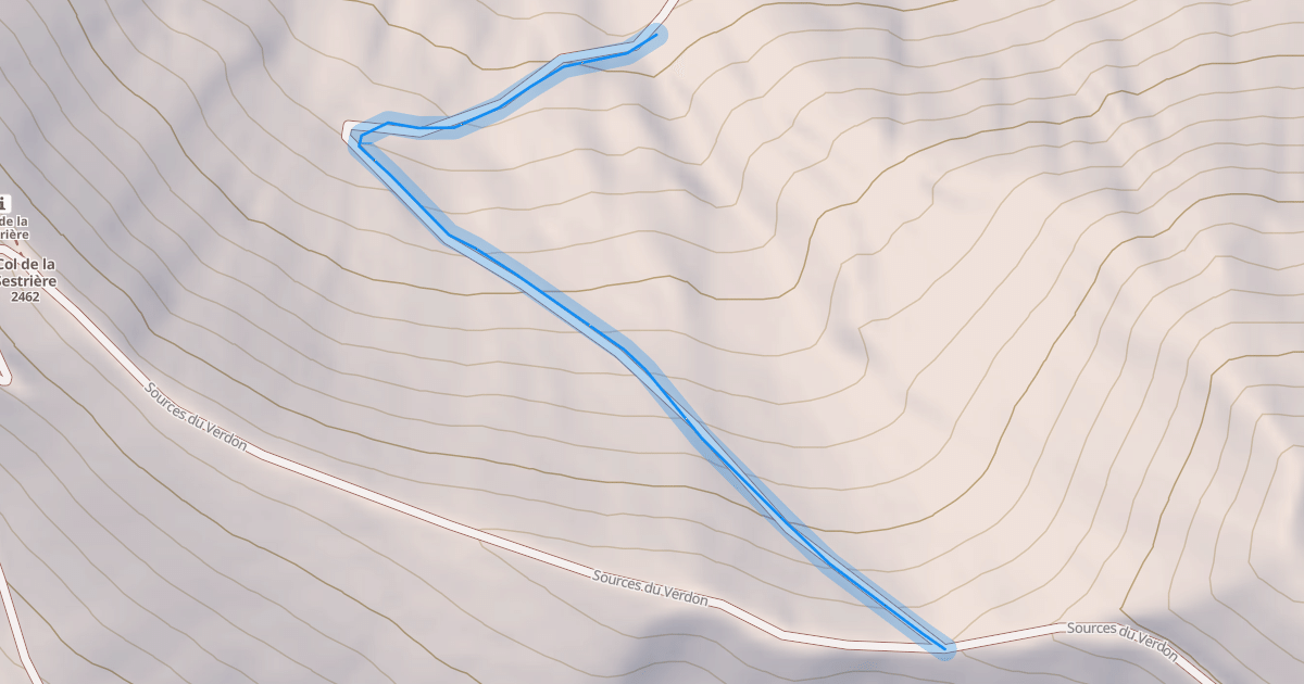 Map preview of Seregnier - Chemin